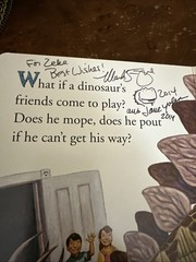 How Do Dinosaurs Play with Their Friends? SIGNED by Jane Yolen & Mark Teague