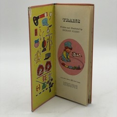2 Richard Scarry Golden GoGo Books Vintage 1967 Trains Boats 60s Children’s