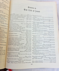 HOLY BIBLE Good Leader Authorized KJV 1952 Red Letter Leather Bound Gold Gilded