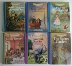 LOT OF 38 DIFFERENT CLASSIC STARTS HARDCOVER BOOKS CHILDREN NOVELS HOME SCHOOL