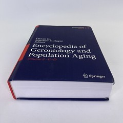Encyclopedia of Gerontology and Population Aging Volume 2 C-D English Hardcover