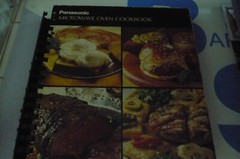 Vintage Panasonic Microwave Oven Cookbook 1974 recipes color pictures 138 pages