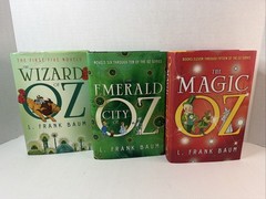The Wizard of Oz Books 1-15 L. Frank Baum Fall River Press HC DJ 3 Volumes