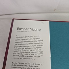 Elizabeth Frank / Esteban Vicente, 1st Edition, 1995, Art
