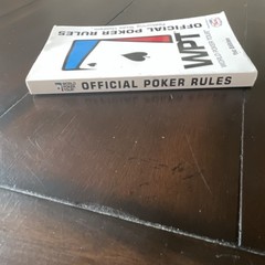 World Poker Tour Official Poker Rules Texas Hold’em 1st Ed Playing Card Co.