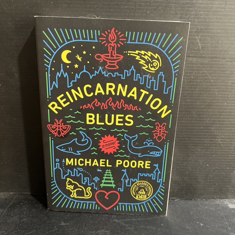 SIGNED UP ARC 1st Edition Reincarnation Blues by Michael Poore 2017 Trade PB