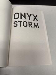 Onyx Storm By Rebecca Yarros Deluxe Edition Sprayed Edges HC/DJ 1st Edition