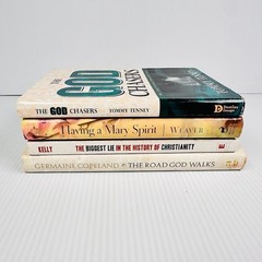 4x Religion Christian Literature – Multiple Titles & Authors