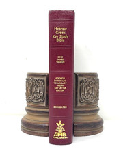Hebrew Greek Key Study Bible KJV Zodhiates Red Letter 1986 AMG Publishers