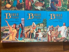 The Bible Story by Arthur S Maxwell, Volume 1-10 Complete Set 1953-57 Vintage