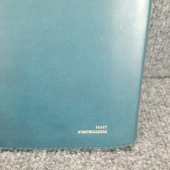 NET Bible Full-Notes Edition Leathersoft Teal New English Nice