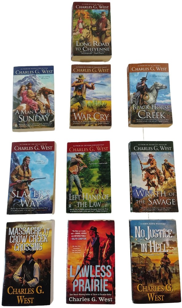 10-Book Western Starter Collection Series By Charles G. West