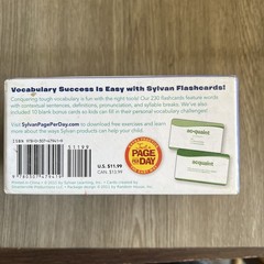 4TH GRADE VOCABULARY FLASHCARDS: 240 FLASHCARDS FOR By Sylvan Learning