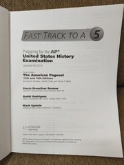 Fast Track to a 5, Preparing for the AP US History Examination 2016 Paperback