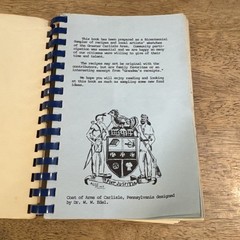 Carlisle Heritage ‘76 Cookbook A Bicentennial Collection 228 Pages Carlisle, PA