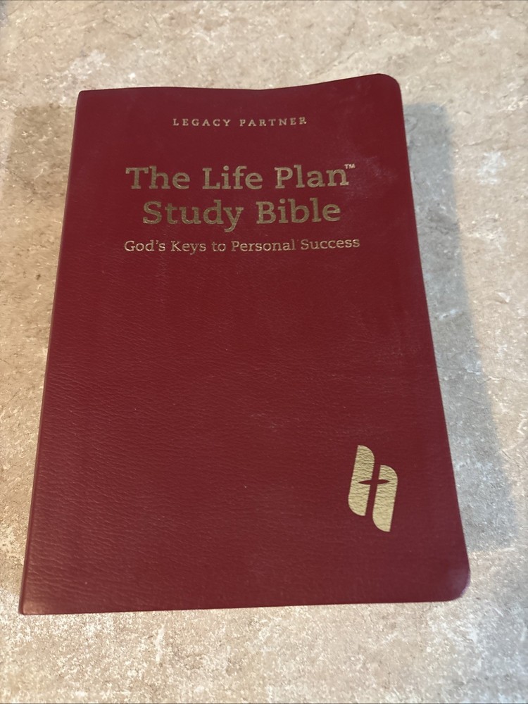 The Life Plan Study Bible Legacy Partner NKJV John Hagee 2004 Burgundy Leather