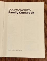 Good Housekeeping Family Cookbook, 1972, National Magazine, HC 896 pages
