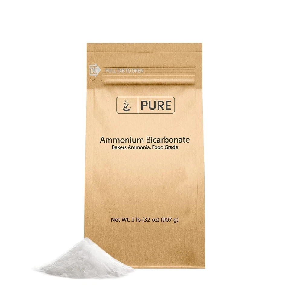 Pure Original Ingredients Ammonium Bicarbonate (2lb) 32 Ounce (Pack of 1)