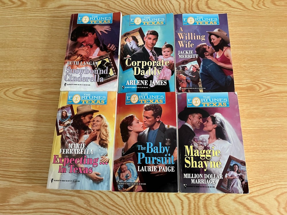Lot Of 6 The Fortunes Of Texas – Silhouette Romance