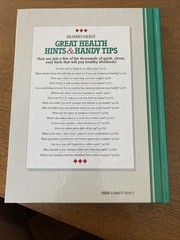 Great Health Hints and Handy Tips Vintage Reader’s Digest Reference Book 1994