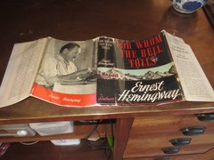 Ernest Hemingway FOR WHOM THE BELL TOLLS Charles Scribner’s Sons 1943 HC/DJ
