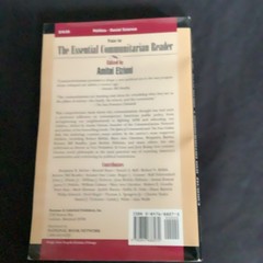 Essential Communitarian Reader, Paperback by Etzioni, Amitai (EDT); Bayer, Ro…