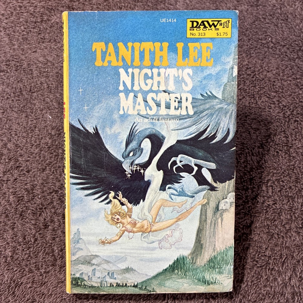 Night’s Master – Tanith Lee – 1st DAW Printing 1978 Vintage Paperback Book -RARE