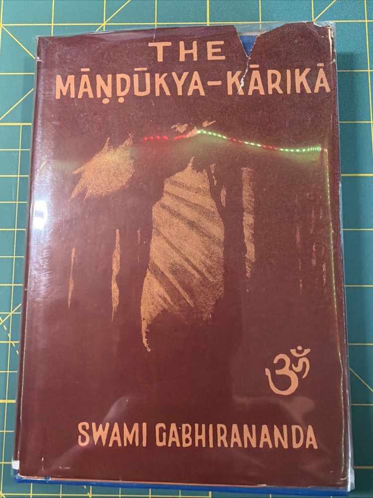 Mandukya Karika Gambhirananda 1987 HC Advaita Vedanta Hindu