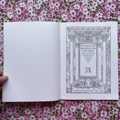 Of the Just Shaping of Letters by Albrecht Dürer (1965 Dover PB 40 Pages)