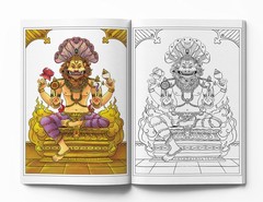 Gods and Goddesses – Spiritual Coloring Book Multicolor