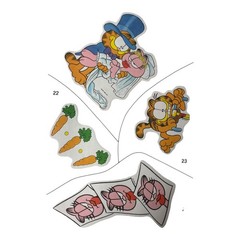 Vintage Garfield Giant Sticker Fun Book Golden Book 1988 Unused Stickers Decals