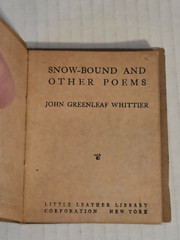 Little Leather Library – Antique Books – City of Dreadful Night & Snowbound