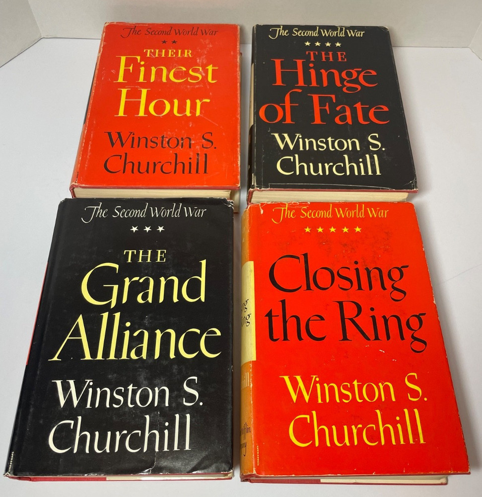 The Second World War Books by Churchill Finest Hour Grand Alliance Hinge of Fate
