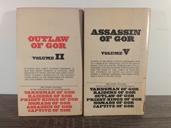 John Norman GOR Paperback Lot of 5 DAW Books 2 5 8 9 10 Tarl Cabot SciFi Fantasy