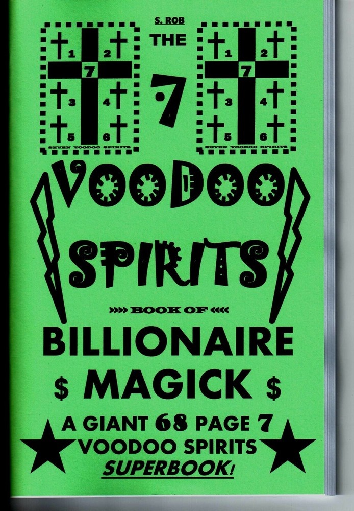 THE 7 VOODOO SPIRITS book of BILLIONAIRE MAGICK 68 pages !!!!