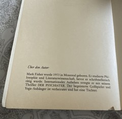 MARK FISHER ~ TEUFELSKREIS (DEVILS CIRCLE) THRILLER PAPERBACK BOOK (German Text)