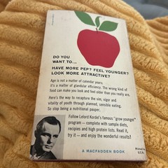 1962 Lelord Kordel Eat & Grow Younger McFadden Books