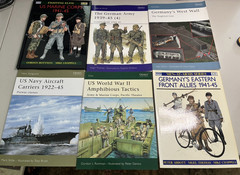 HUGE Lot 32 OSPREY Books World War II Era Soldiers Battles Uniforms Excellent