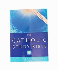 The Catholic Study Bible New American Bible Oxford Softcover 1990 Vintage EUC