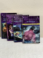 Harlequin Intrigue Series Lot 4 Paperback Books
