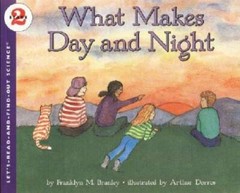 What Makes Day and Night (Let’s-Read-and-Find-Out Science 2) – Paperback – GOOD