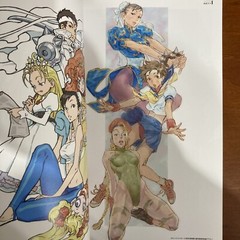 Street Fighter Artworks Kyoku Art Book Illustration