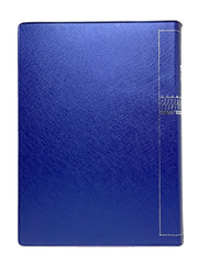 French Bible LARGE PRINT Compact, Louis Segond 1910, Marine Blue Vinyl