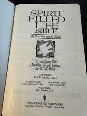 Spirit Filled Life Bible Nelson 2255BG Bonded Leather NKJV Red Letter 1991 READ