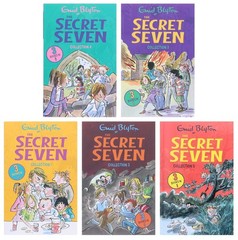 The Secret Seven Series 5 Books 15 Story Paperback – Ages 6-8 – By Enid Blyton