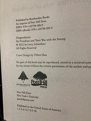 Dragonslayers; Six Presidents & Their War with the Swamp ;Larry Schweikart