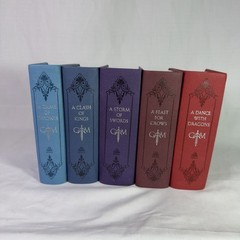 A Song of Ice and Fire Leather Bound 5-Book Box Set George R.R. Martin