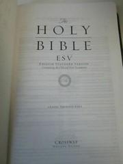 CROSSWAY ESV Holy Bible Tru Tone BLACK Crescent 978-1-4335-0197-5 2007