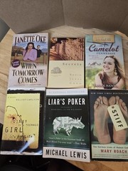 6 Random Mix Book Lot Titles As Shown All In Very Good Condition See Photos