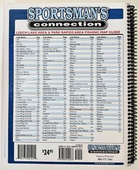 Minnesota Leech Lake Area And Park Rapids Fishing Maps Guidebook